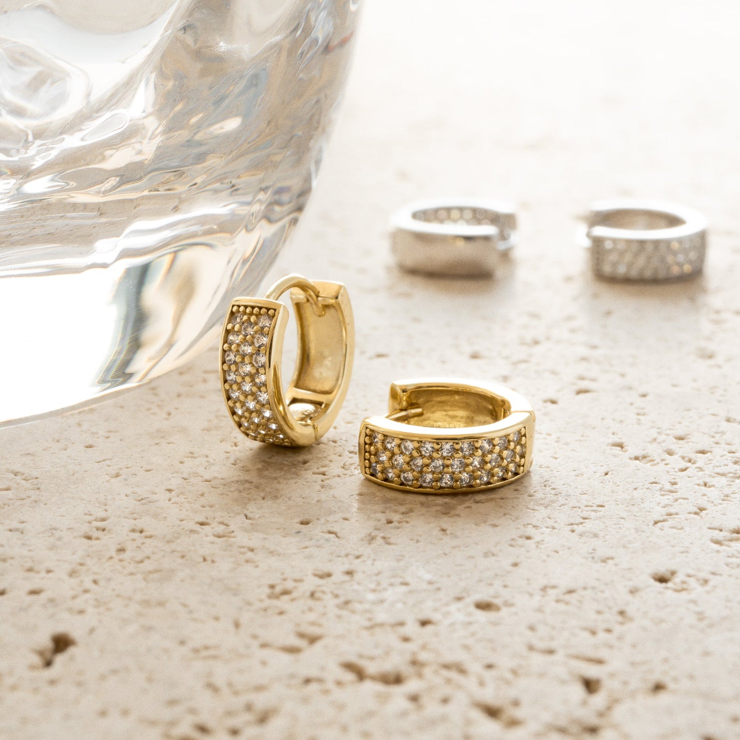 Lanie Diamond Huggie Earrings