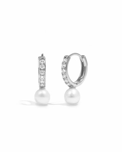 Diamond Pearl Huggies
