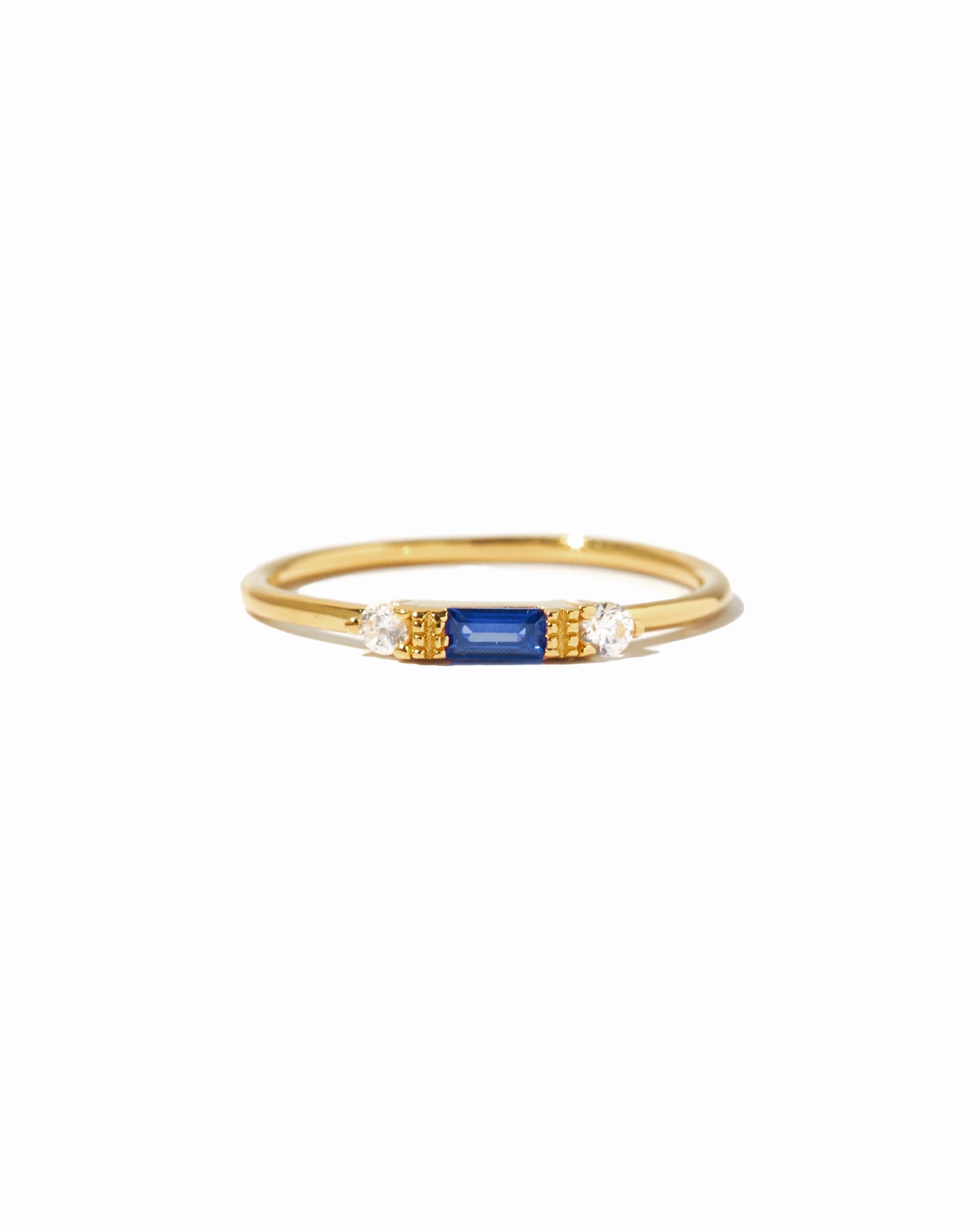 Sapphire Baguette Ring