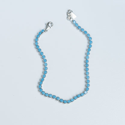 Turquoise Tennis Anklet