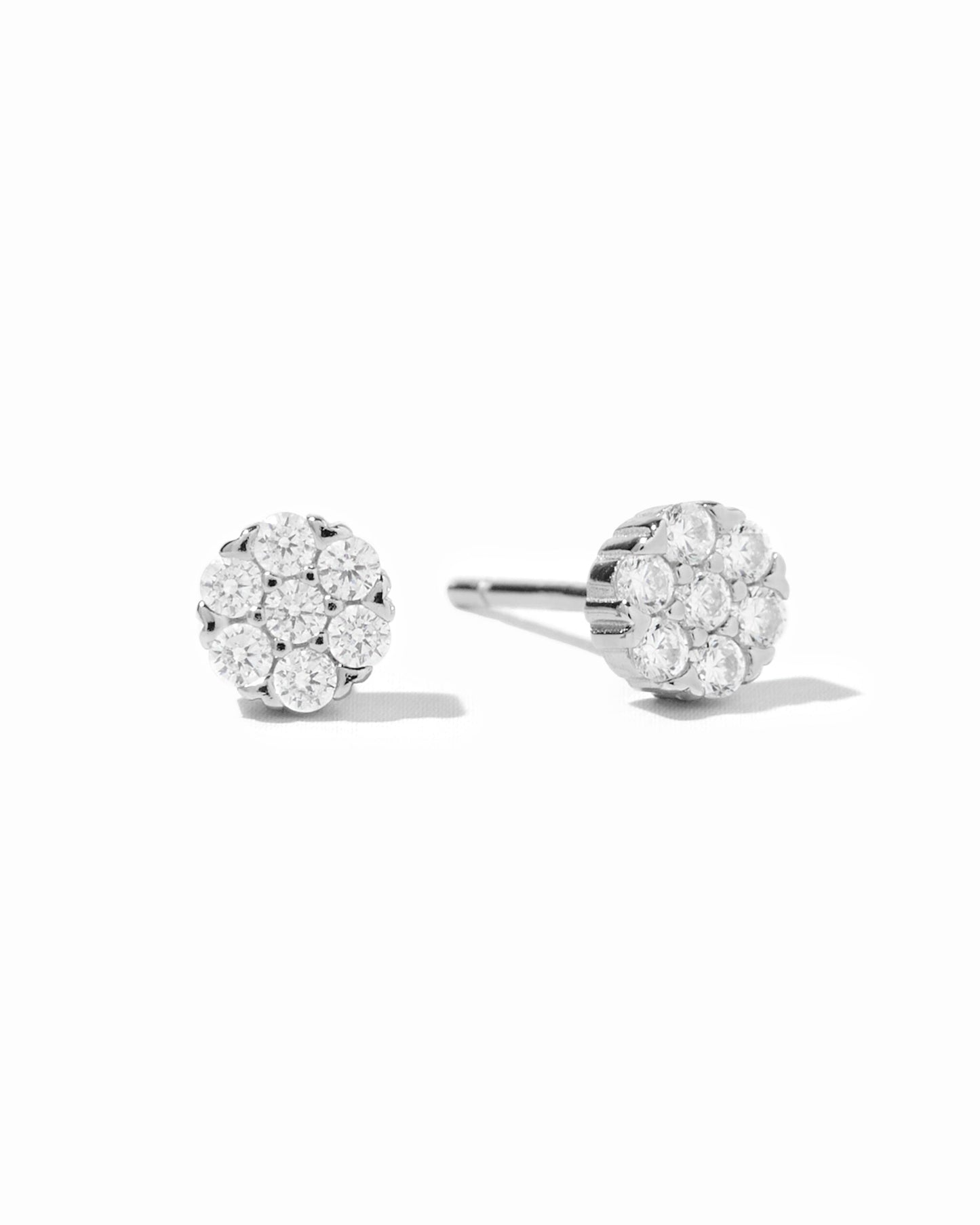 5mm Diamond Cluster Studs