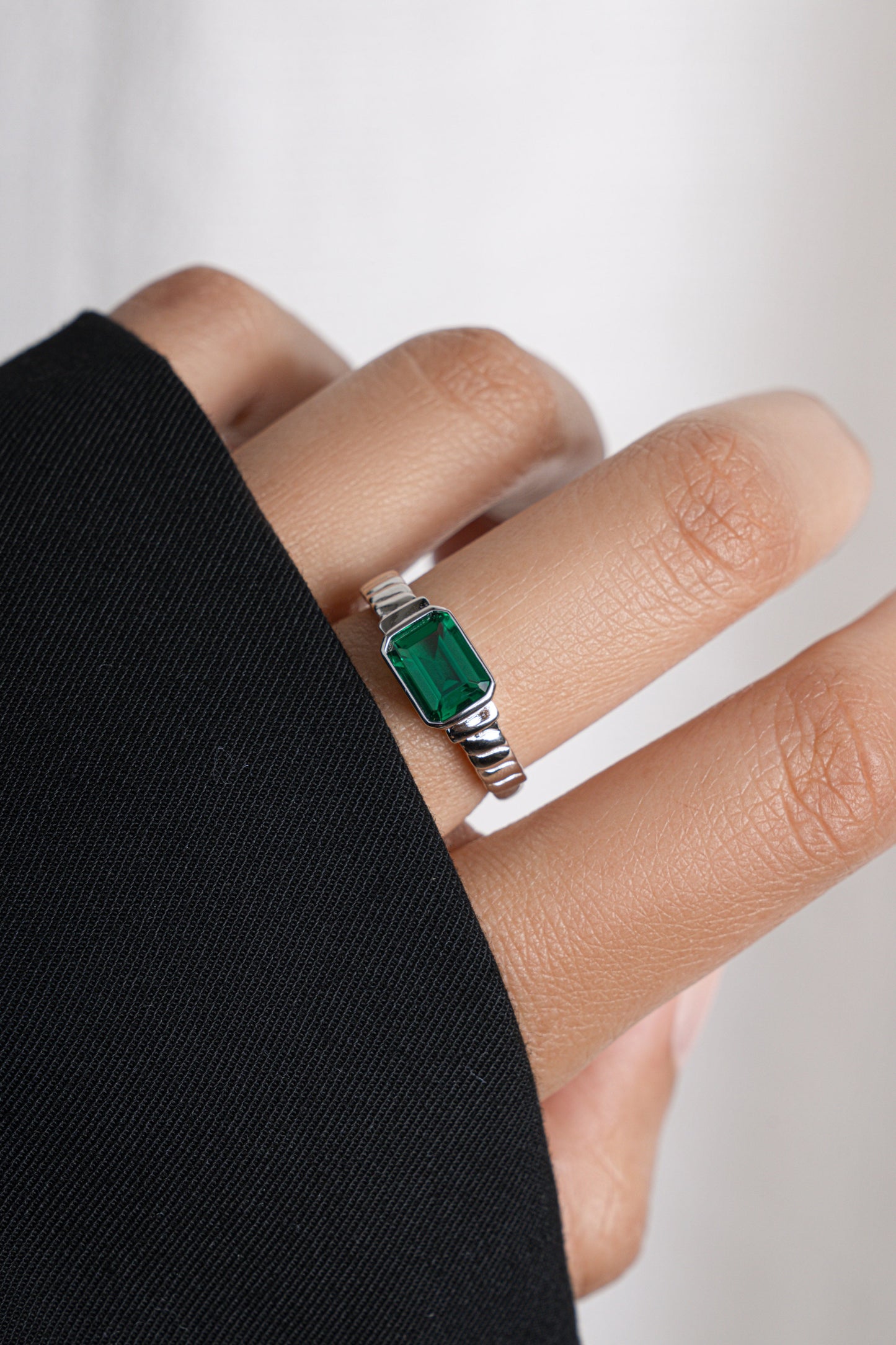 Emerald Statement Ring