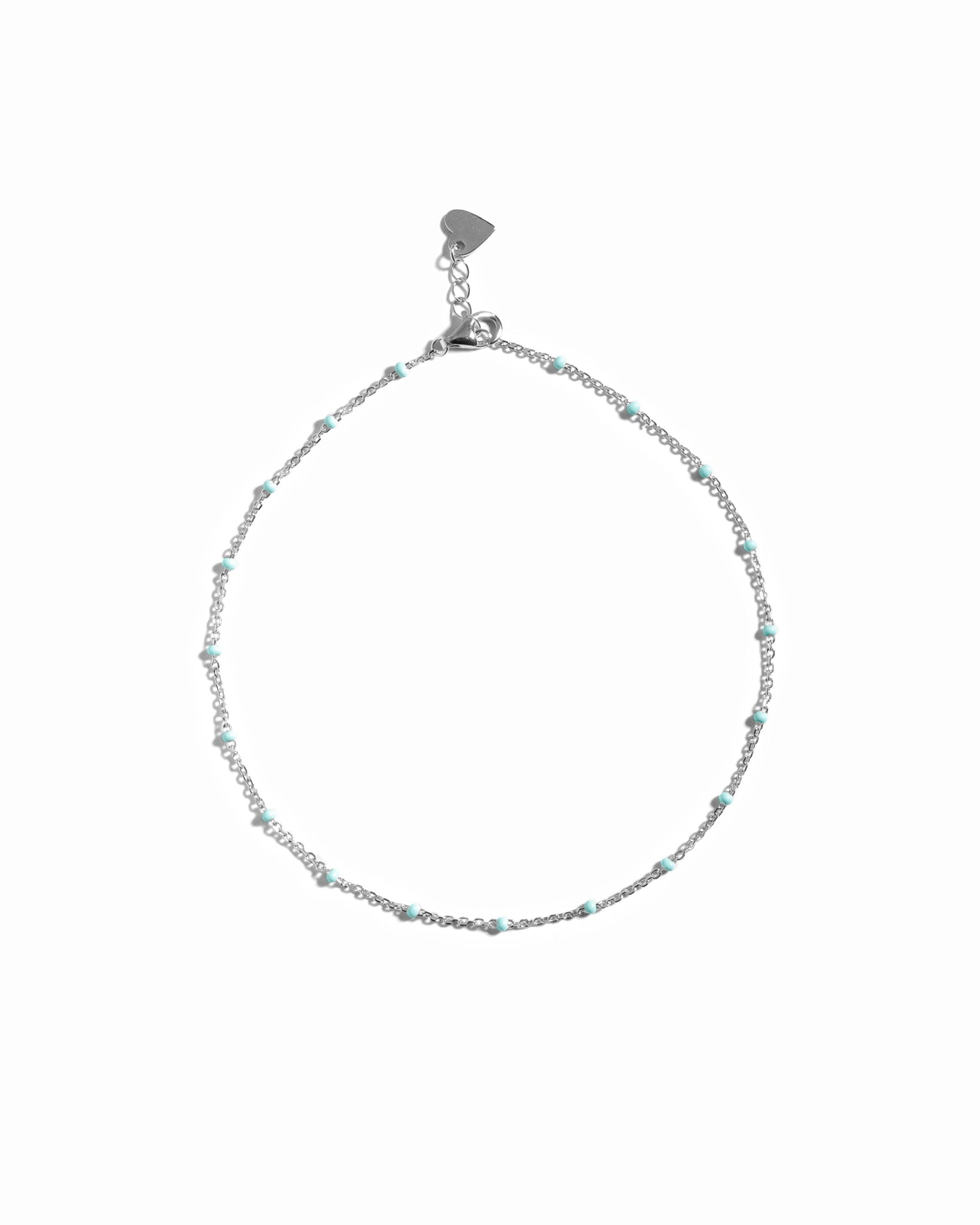 Turquoise Beaded Anklet