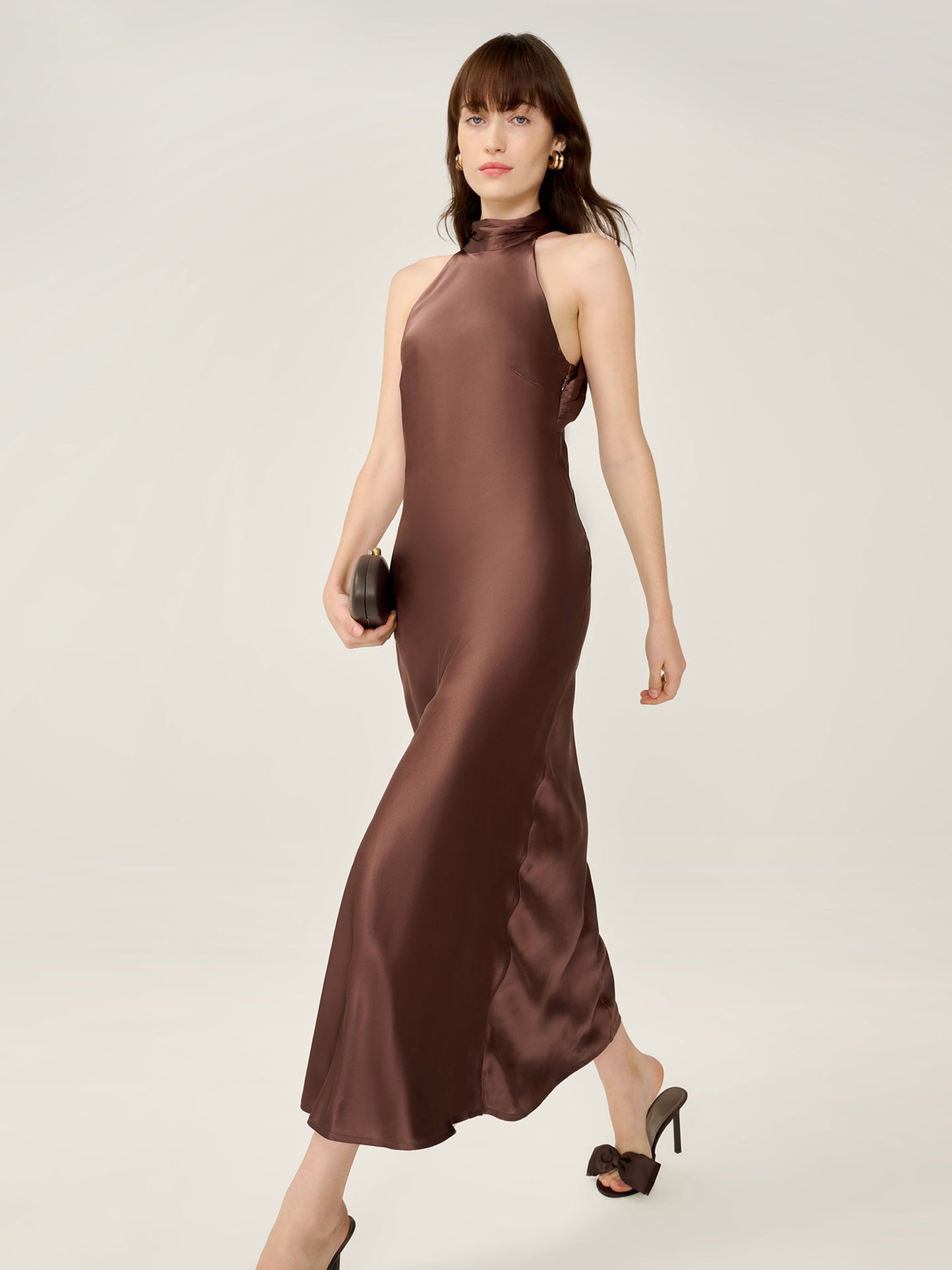Seychelles Dress in Chocolate