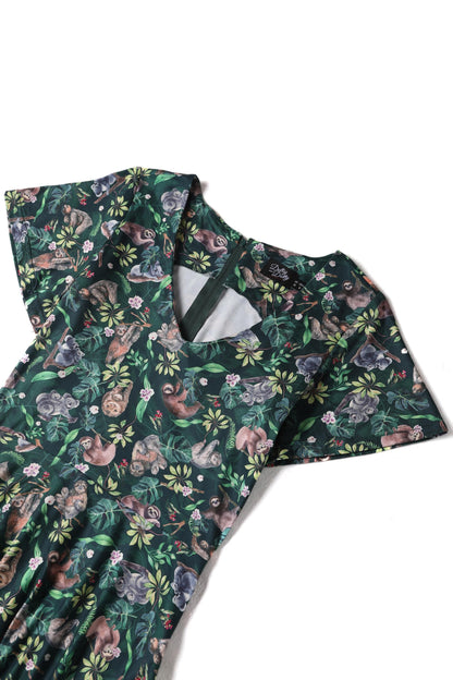 Palma Koala & Sloth Casual Dress