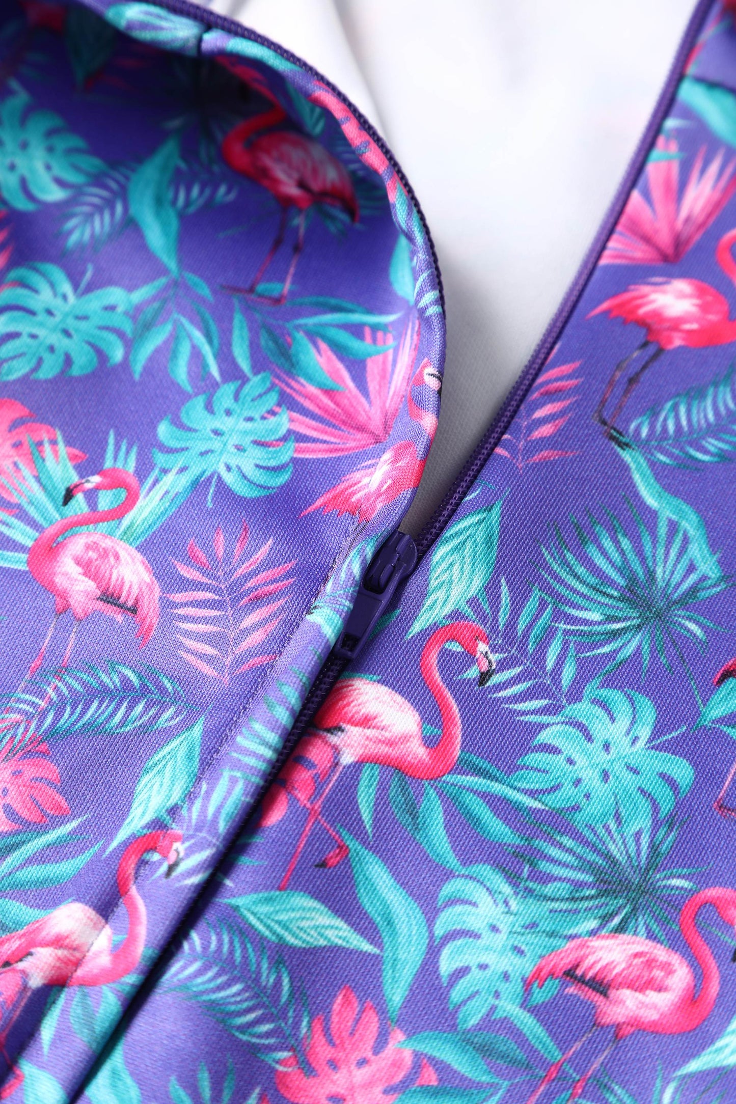 Melissa Pink Flamingo Strapless Dress in Purple