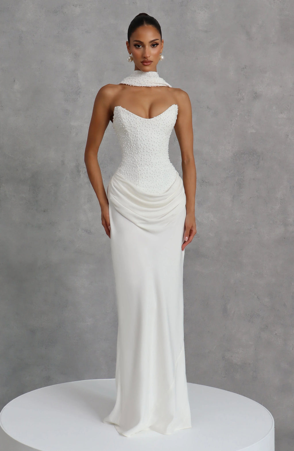 Tindra Maxi Dress - Ivory