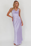 Lainy Cowl Bust Maxi Dress Lilac