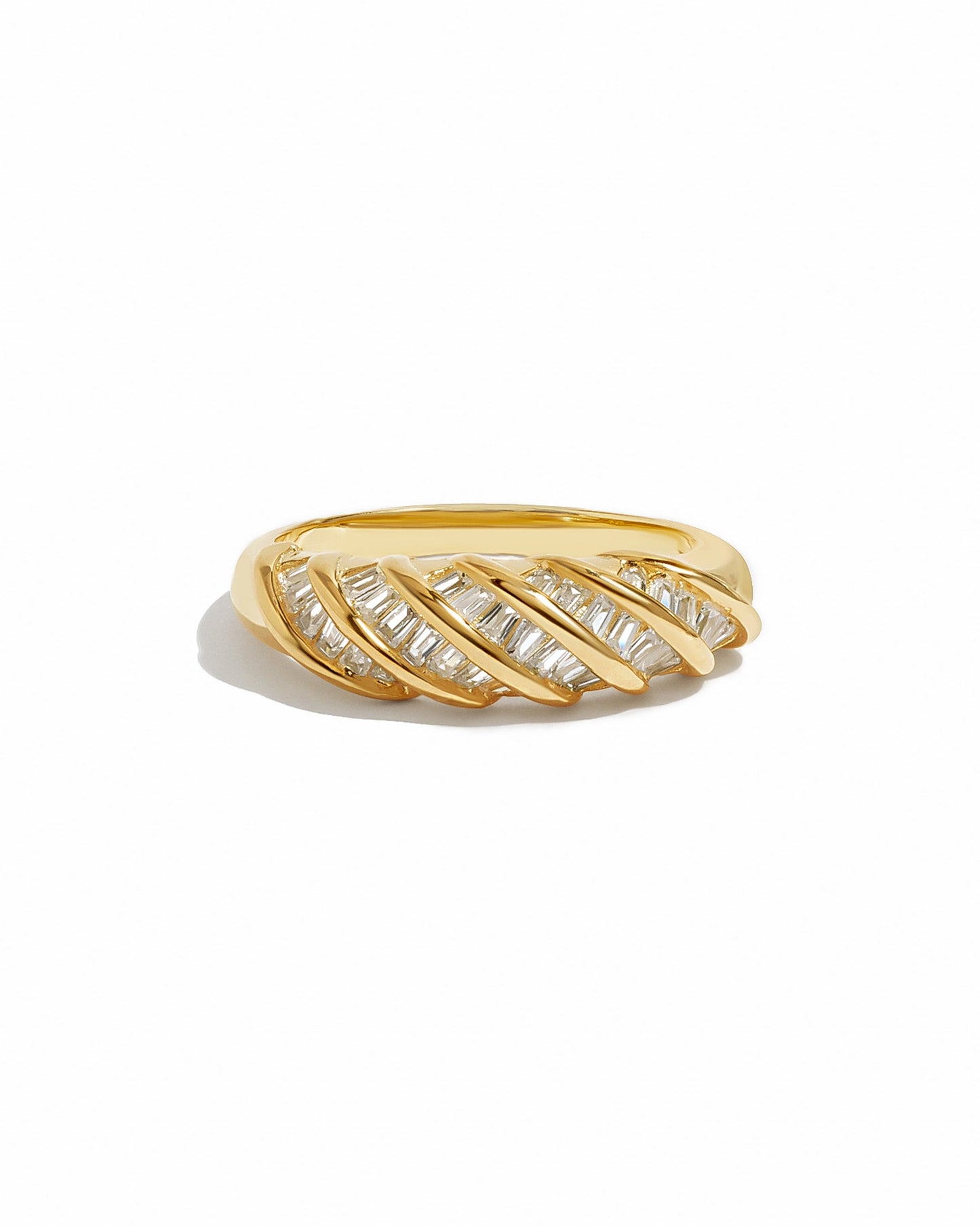 Baguette Croissant Ring