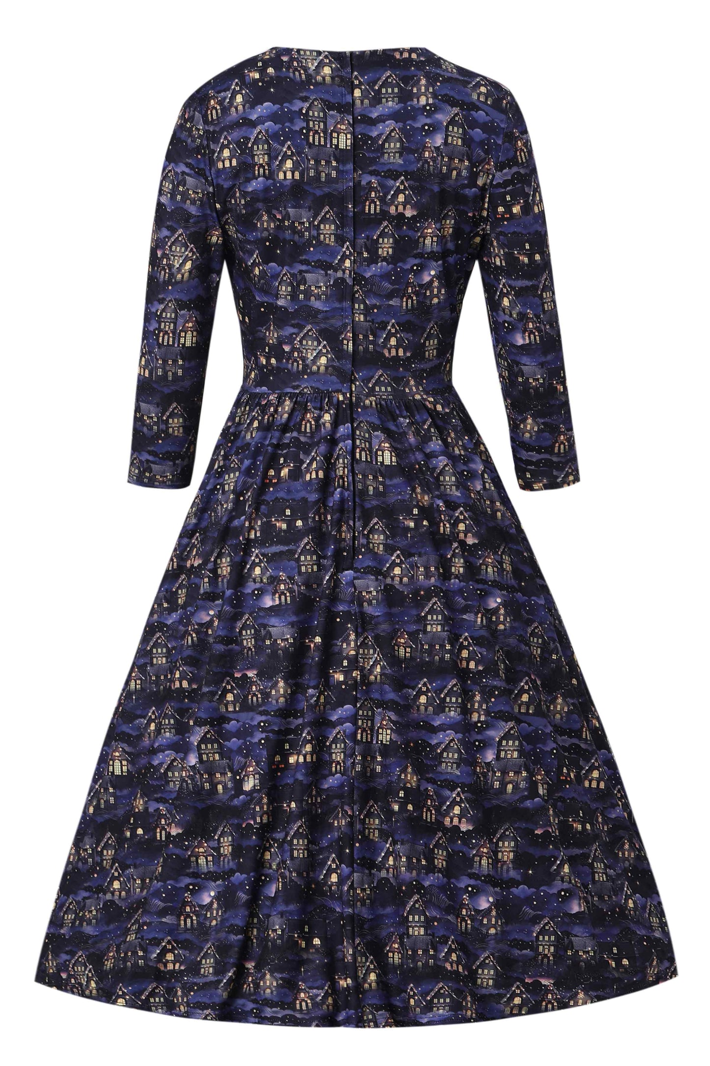 Billie Purple Christmas Eve Flared Dress