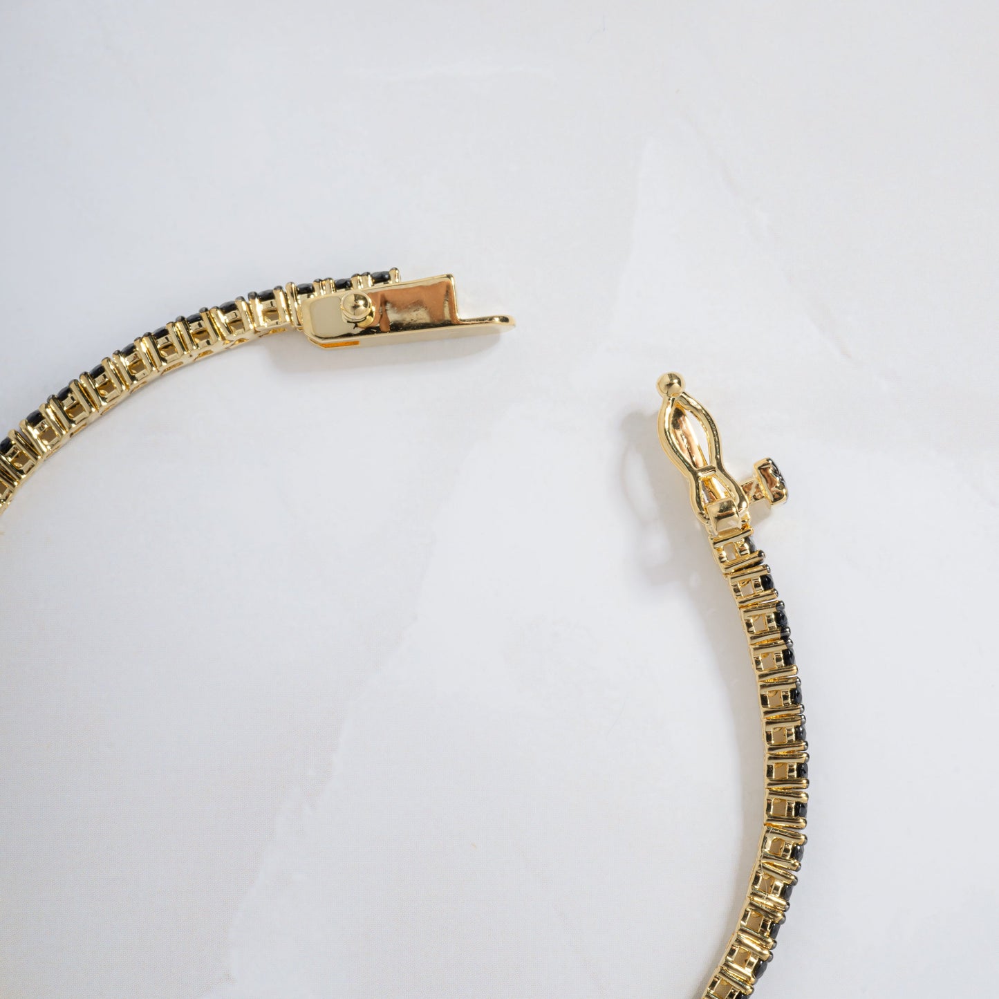 Black Tennis Bracelet