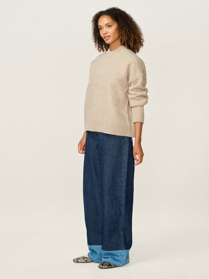 Clementine Jumper in Oatmeal