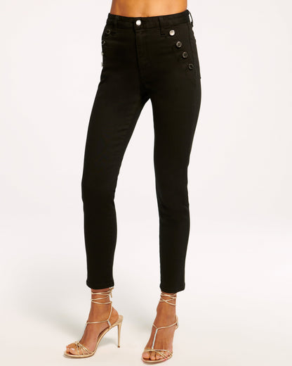 Helena High-Rise Skinny Jean | BLACK