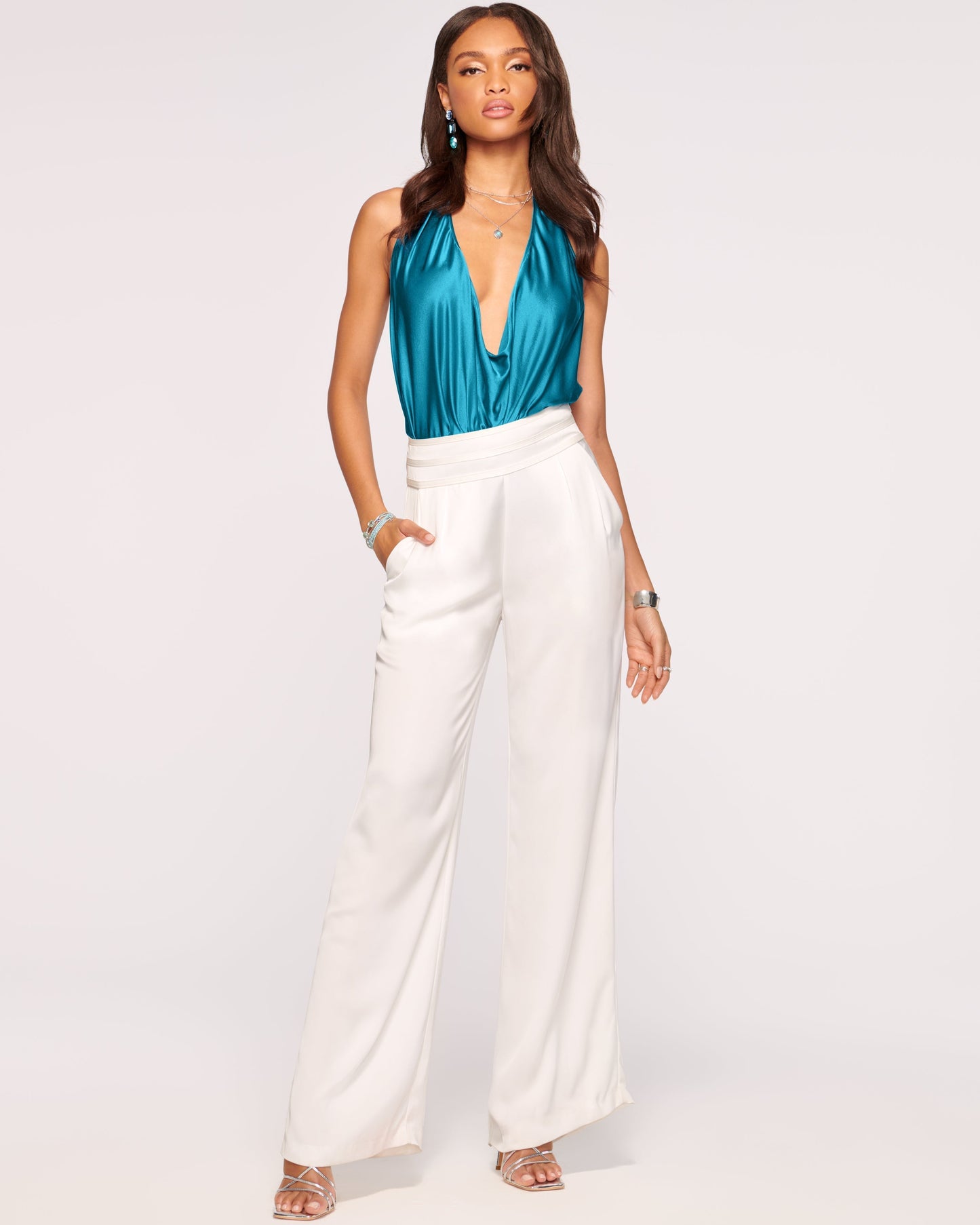 Joss Wide Leg Pant | IVORY