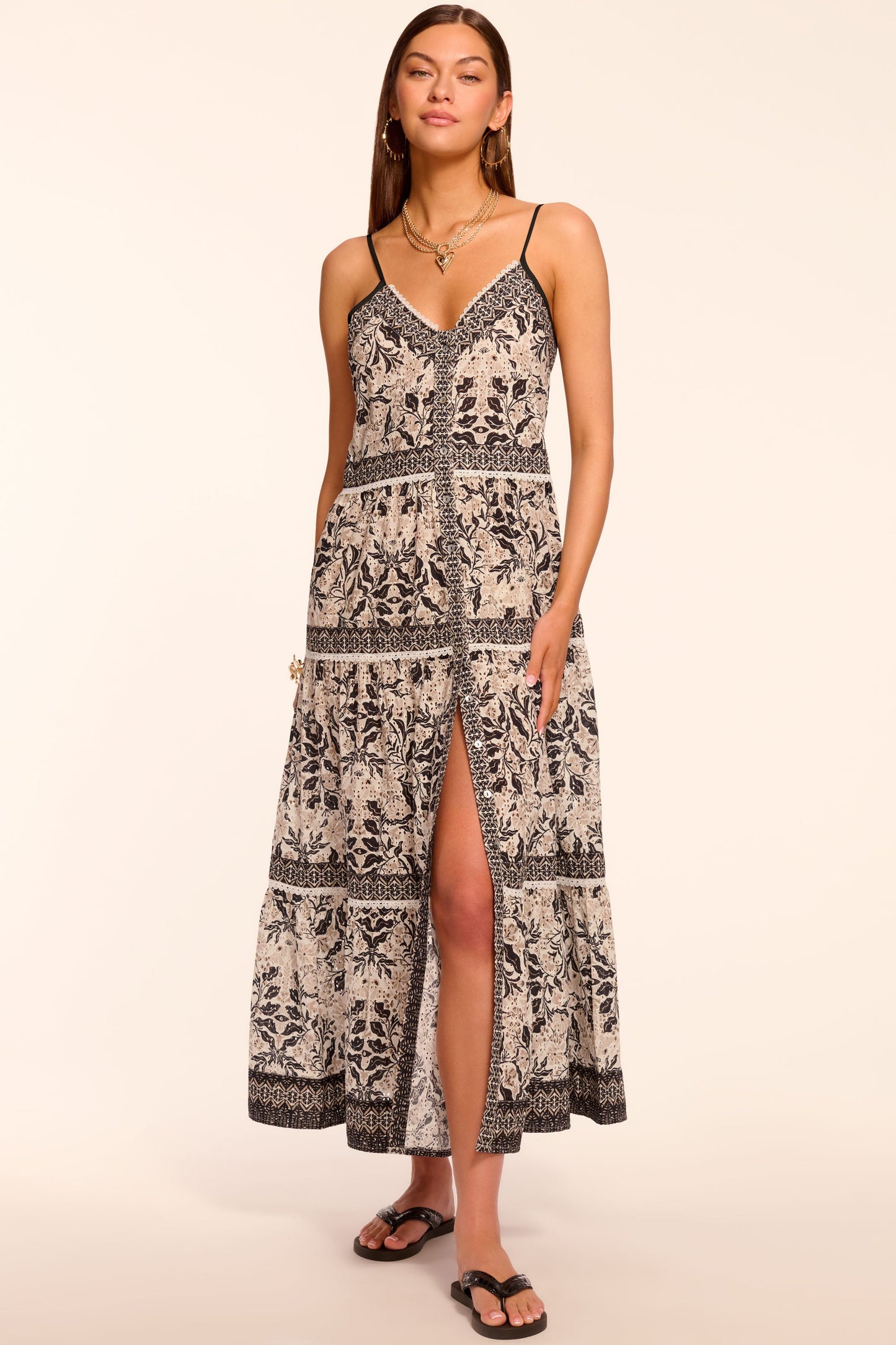 Marilee Eyelet Coverup Maxi Dress