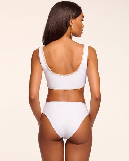 Maeve Braided Scoop Neck Bikini Top