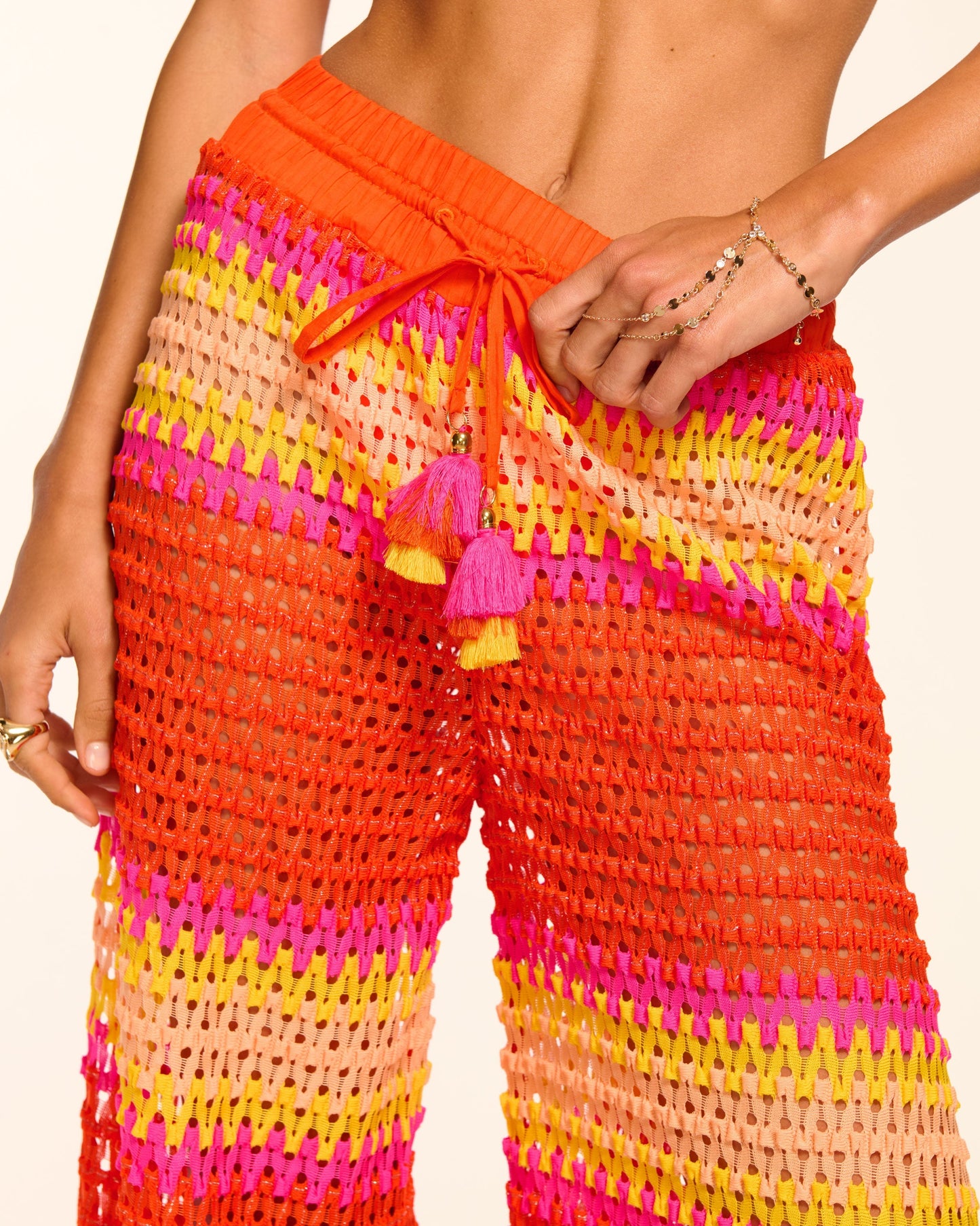 Larsa Crochet Wide Leg Coverup Pant