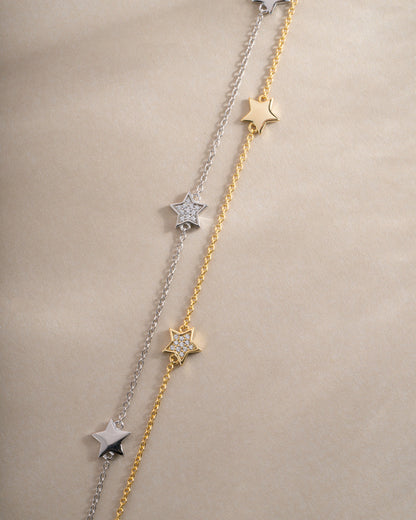 CZ Star Collar Necklace