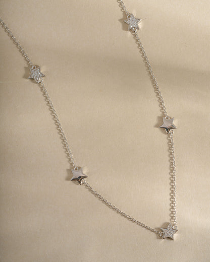 CZ Star Collar Necklace