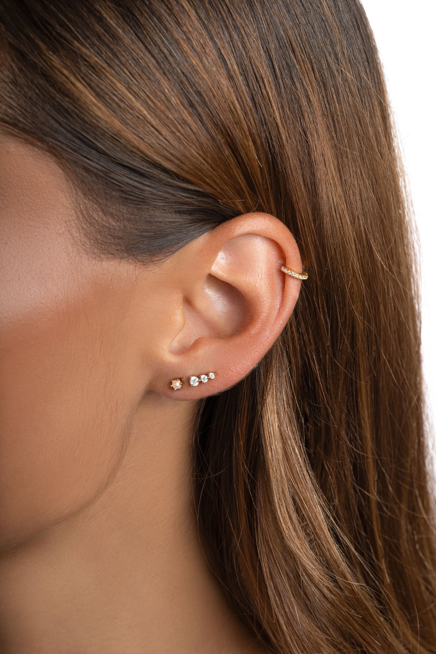 Dainty Pearl Stud Earrings