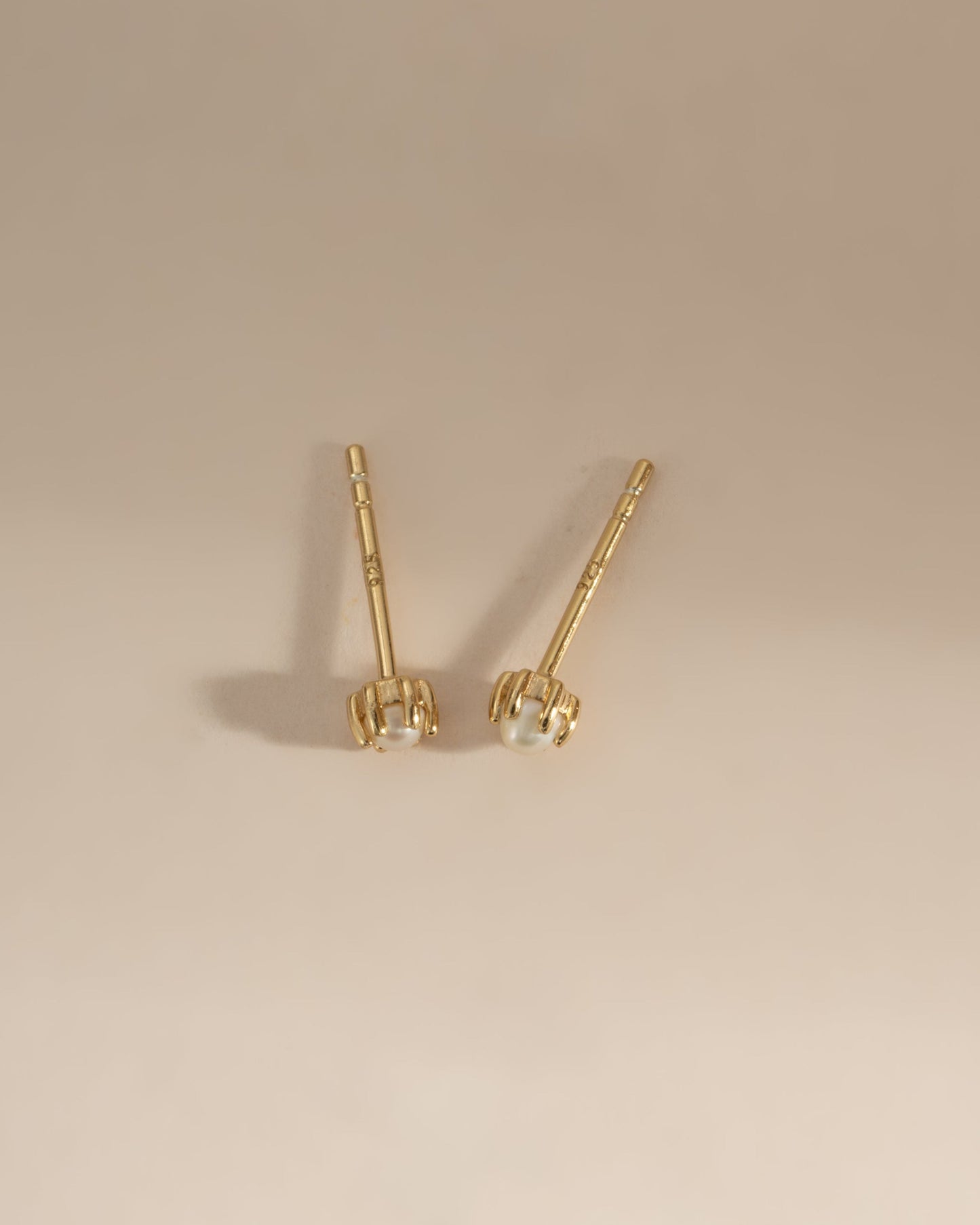 Dainty Pearl Stud Earrings