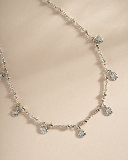 Dangling Tear Drop Necklace