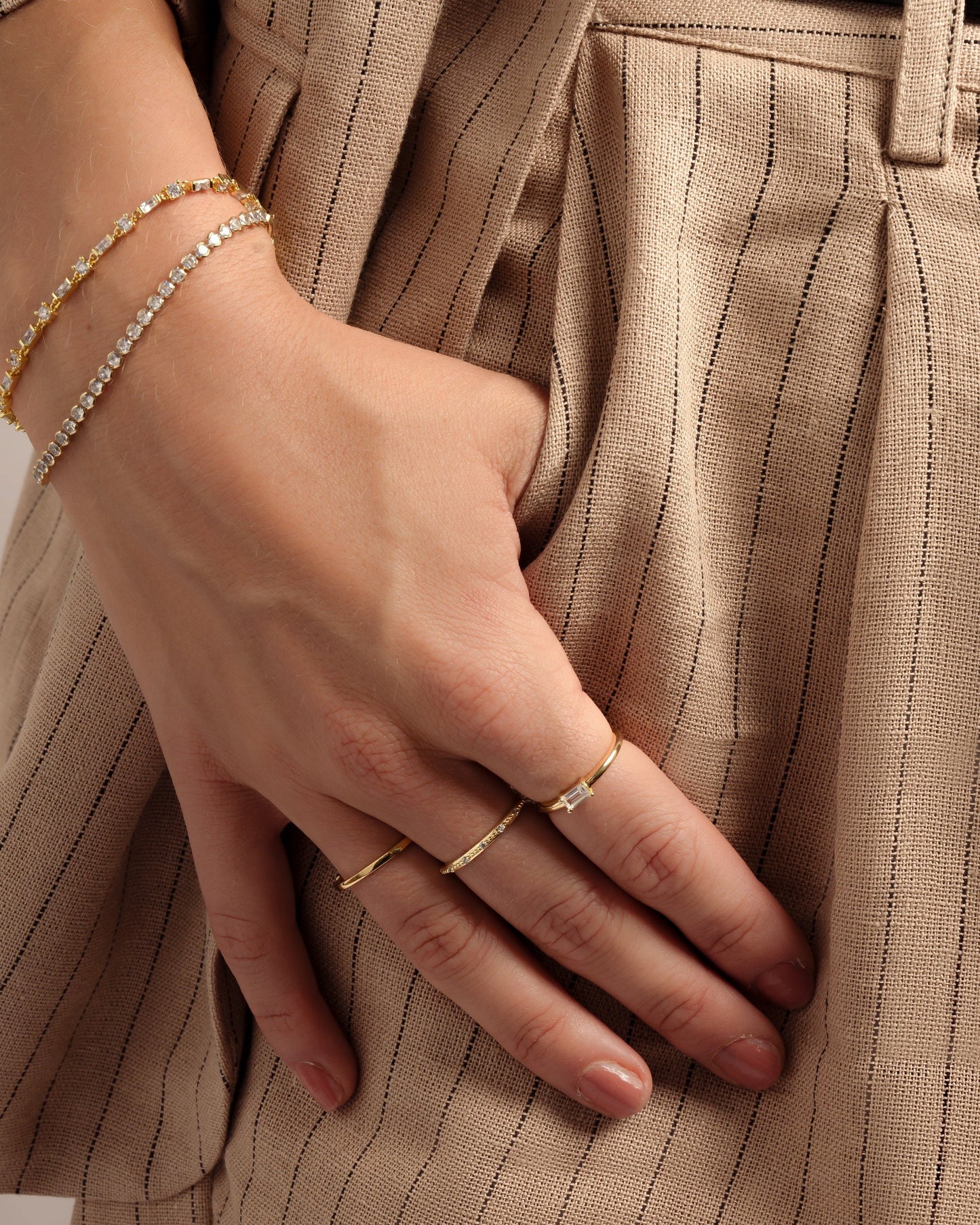 Diamond Lori Baguette Ring