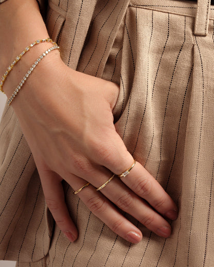 Diamond Lori Baguette Ring