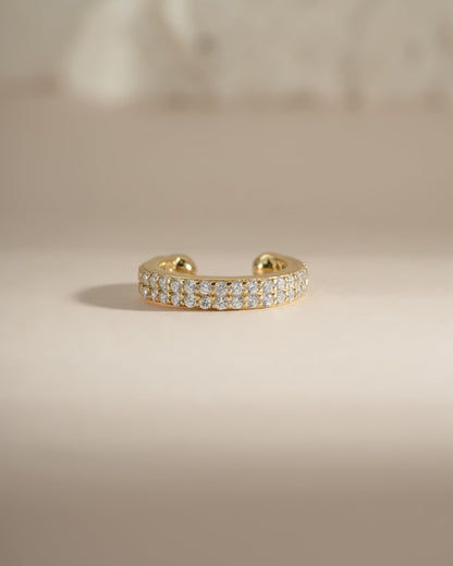 Double Row CZ Ear Cuff
