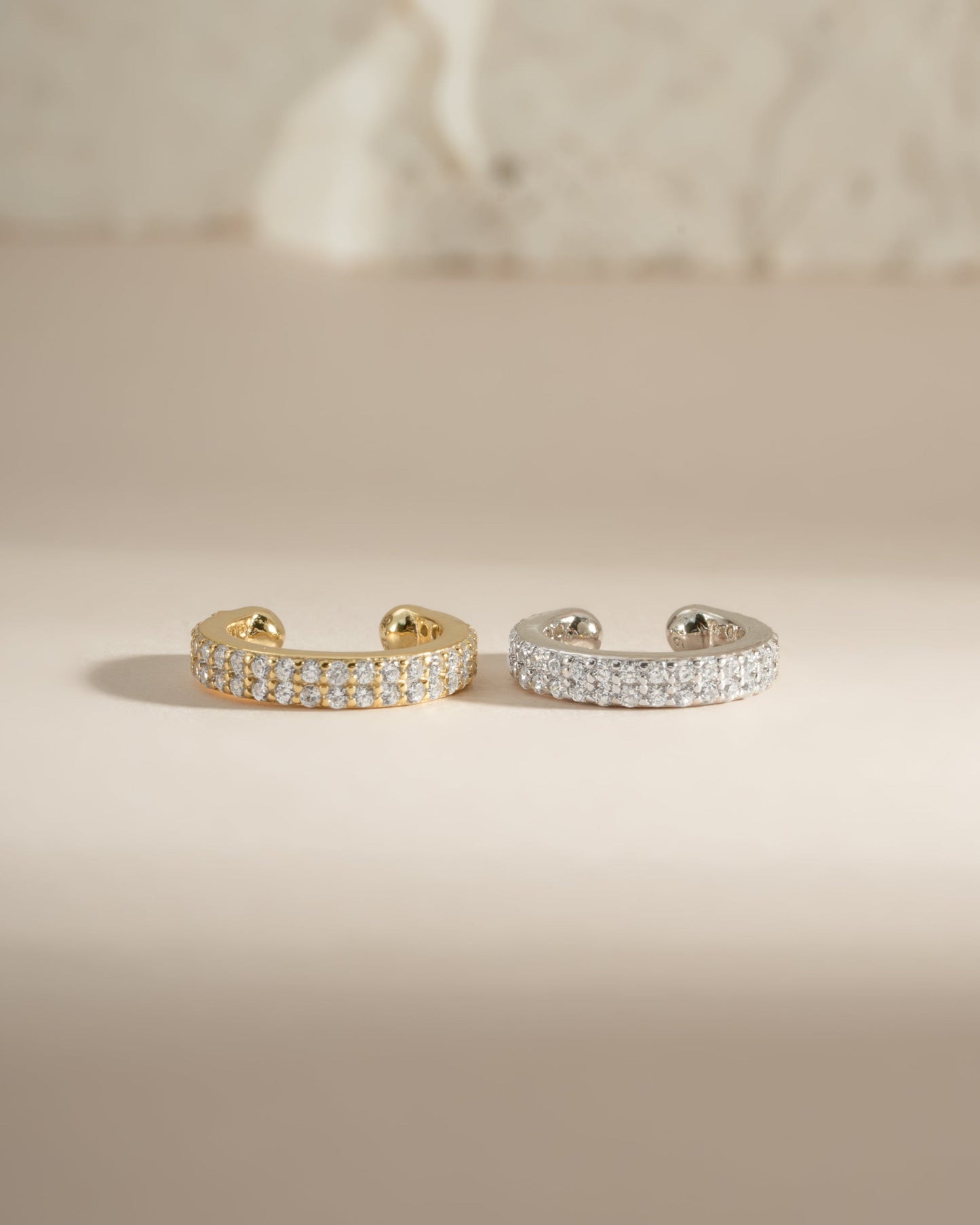Double Row CZ Ear Cuff