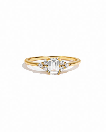 Emerald Cut Stacking Ring
