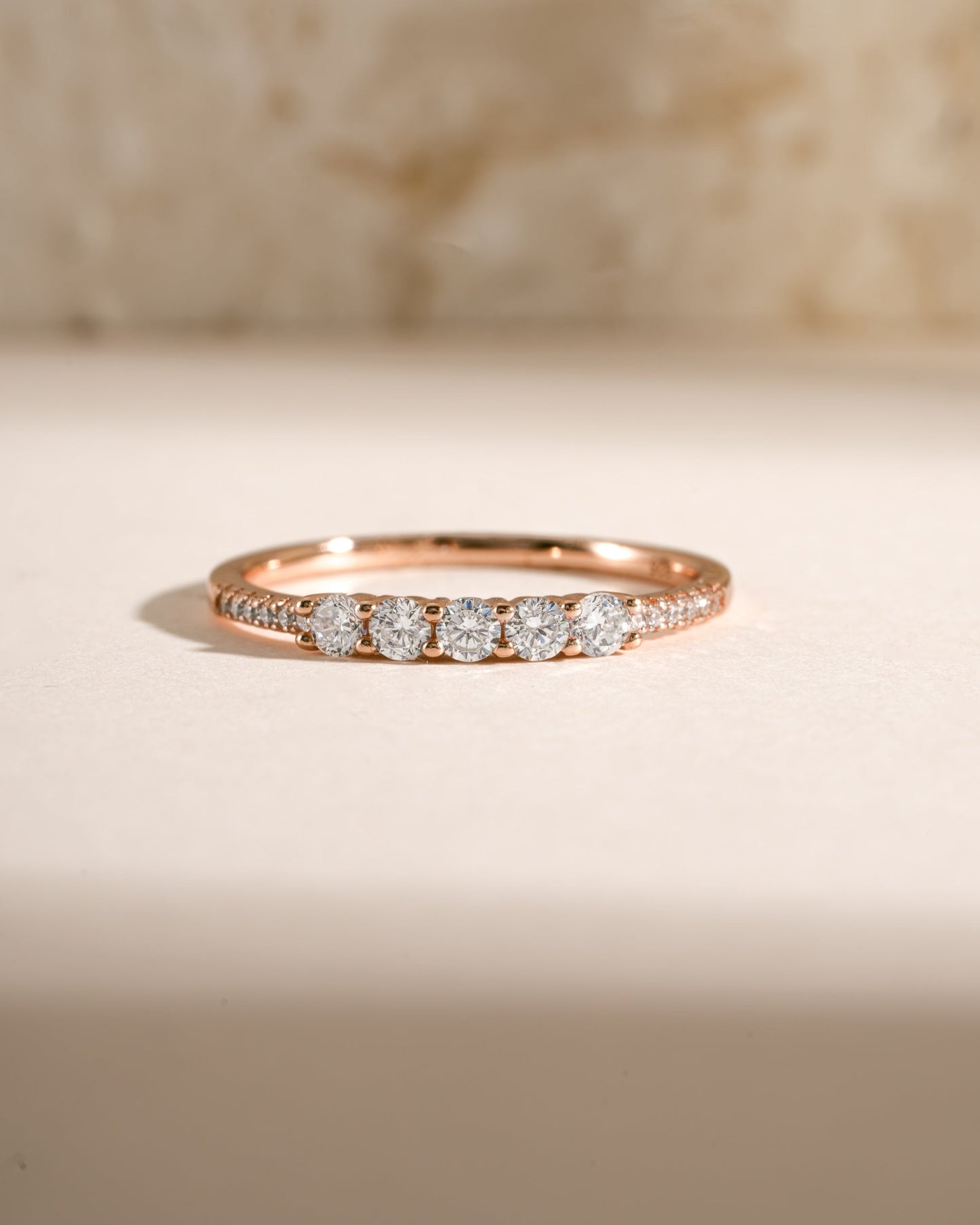 5 Stone CZ Ring