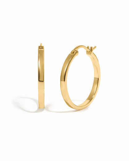 18mm Flat Hoops