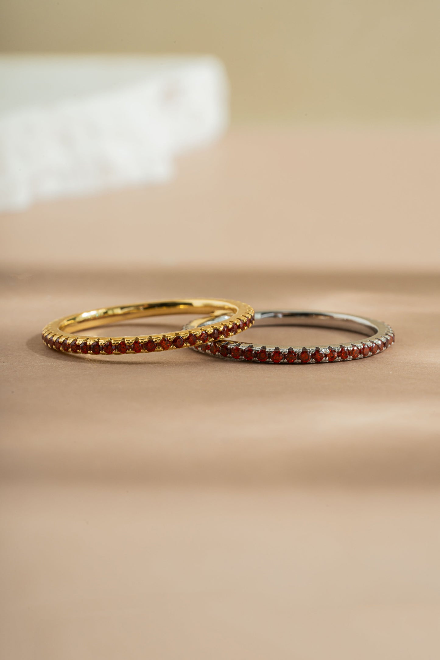 Birthstone Eternity Rings