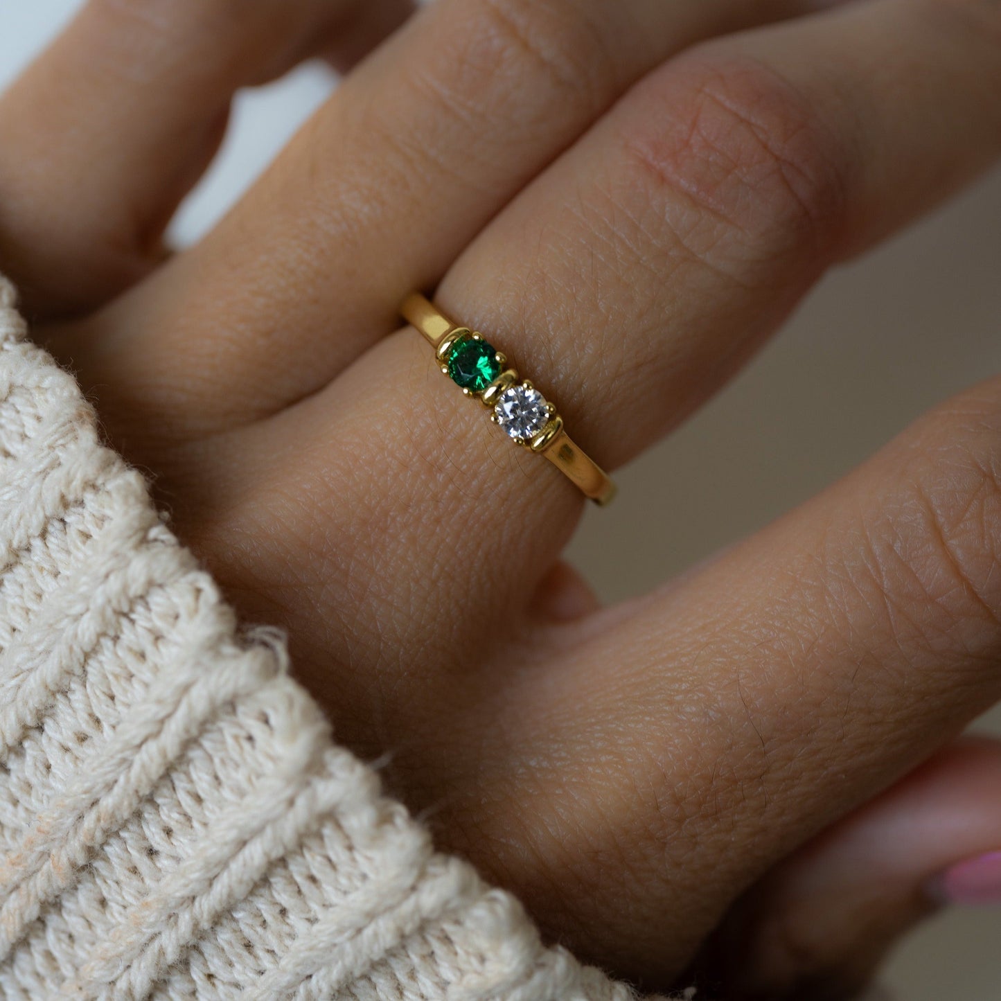 Custom Birthstone Ring