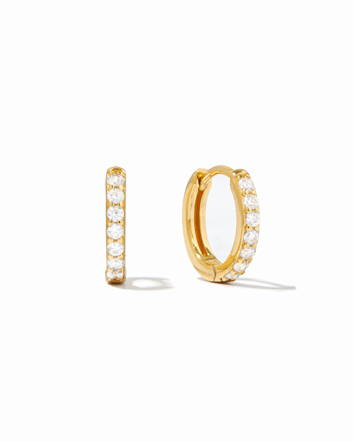 10mm Diamond Huggies (Multiple Sizes Available)