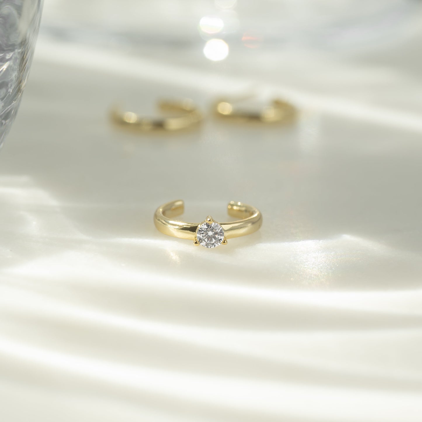 Solitaire Ear Cuff