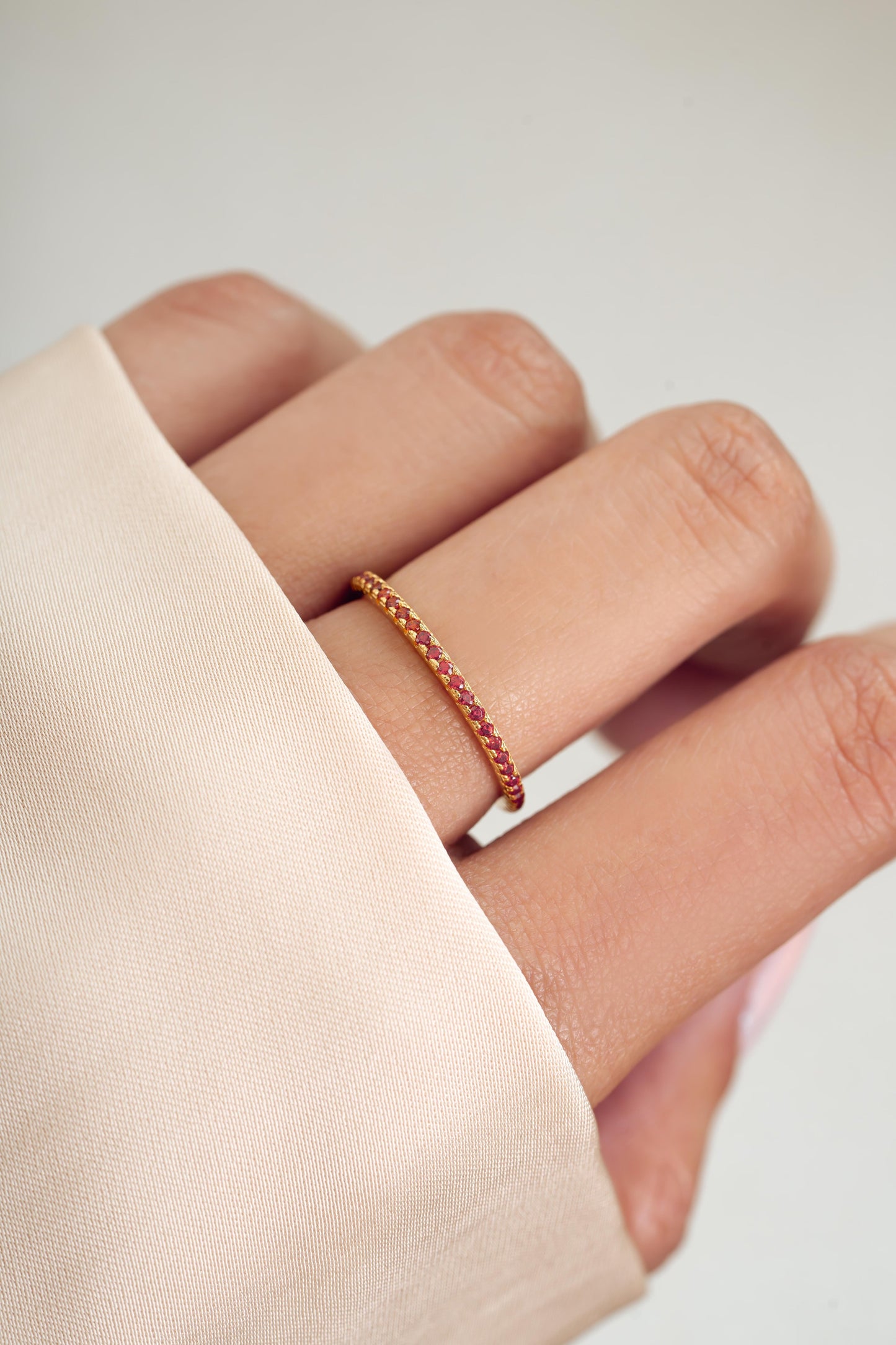 Birthstone Eternity Rings