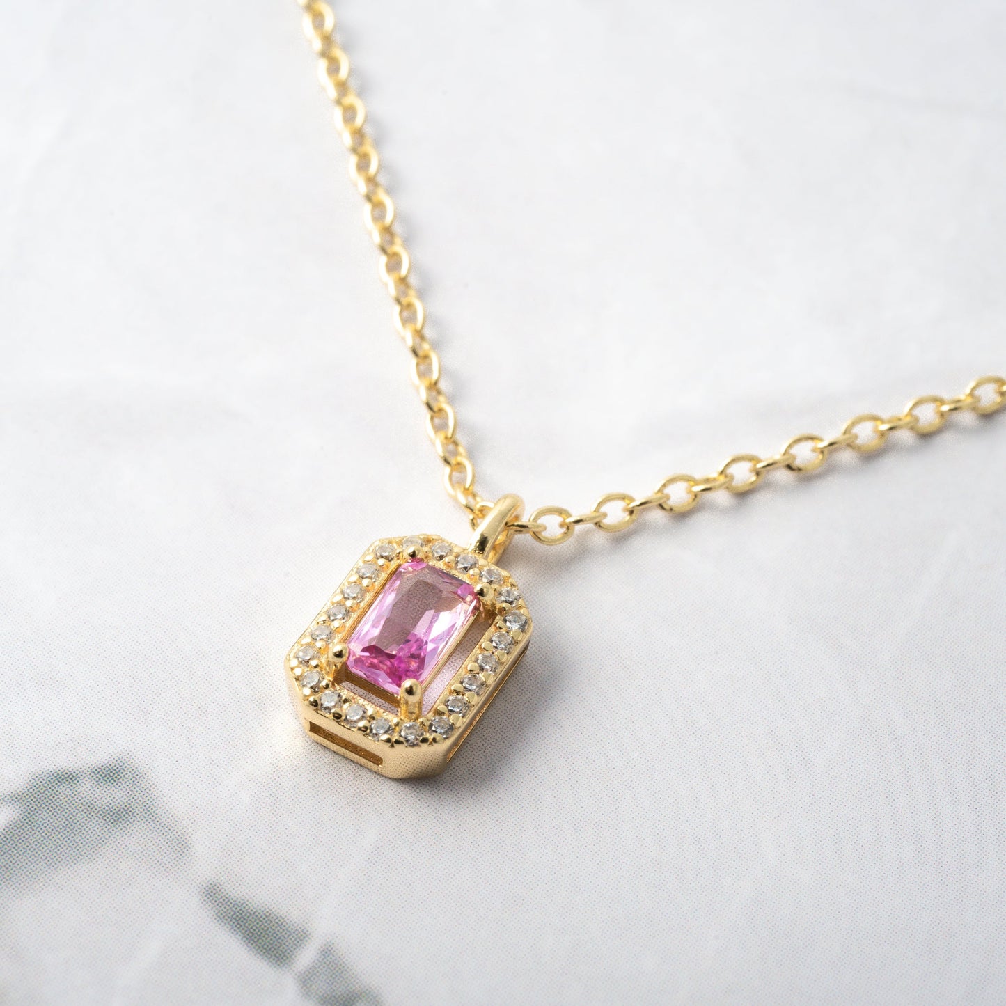 Baguette Necklace