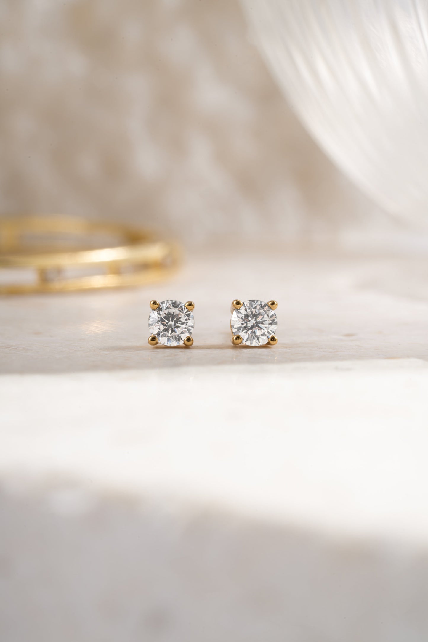4mm Solitaire Studs