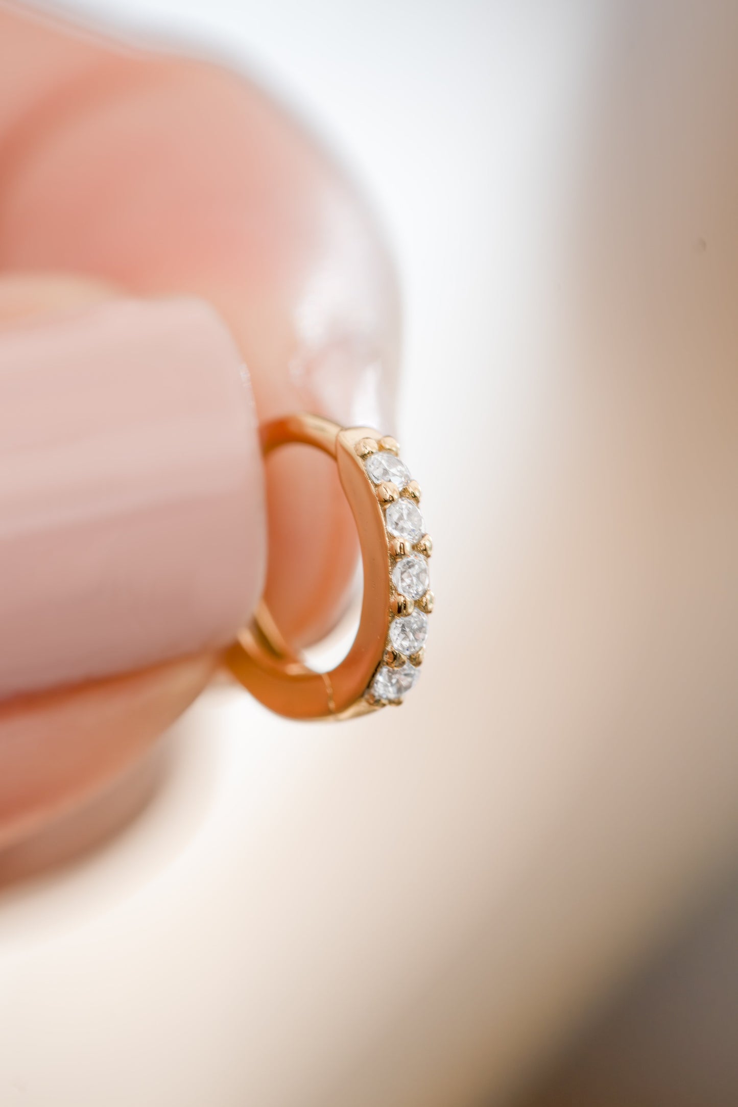 7mm Diamond Huggies (Multiple Sizes Available)