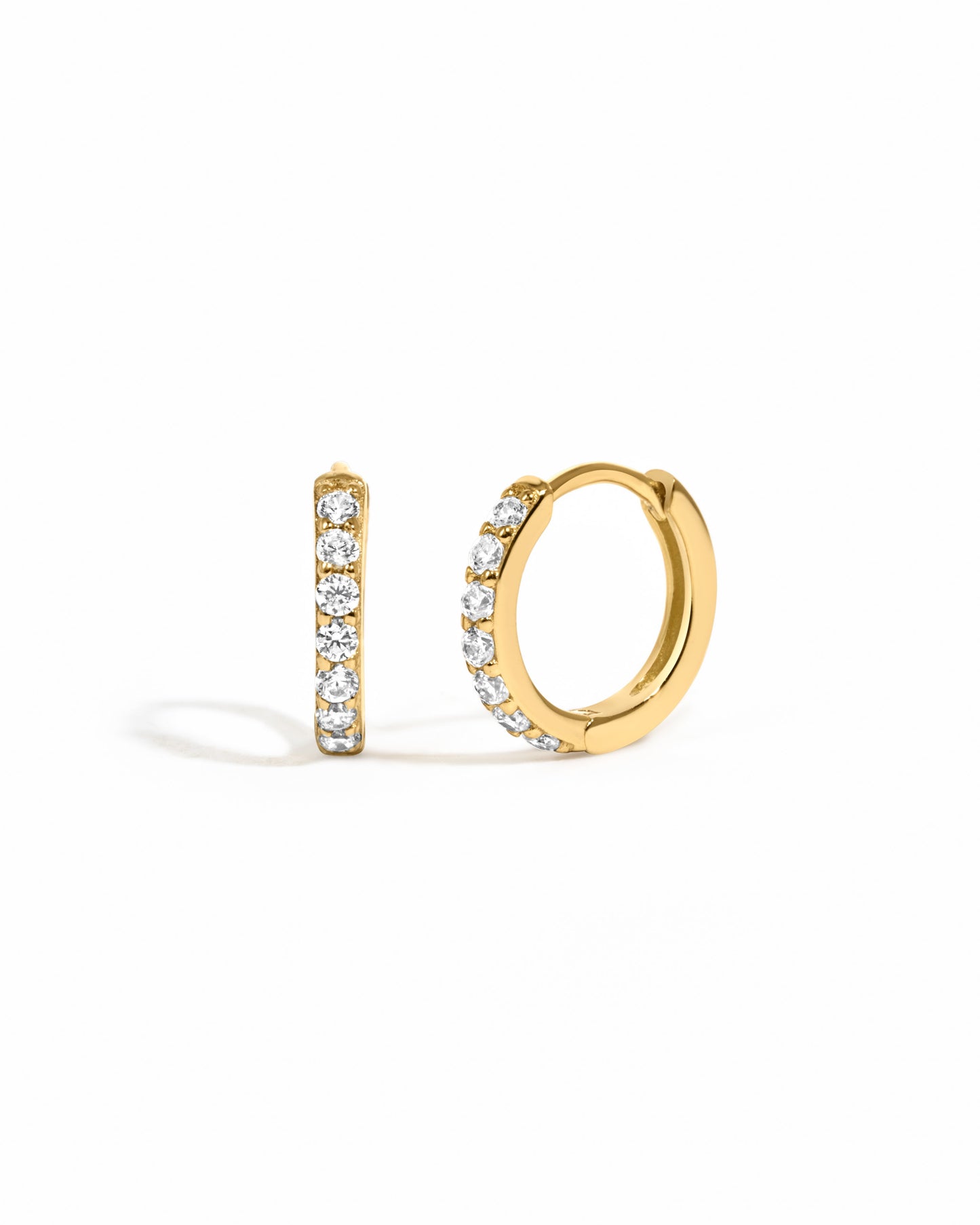 8mm Diamond Huggies (Multiple Sizes Available)