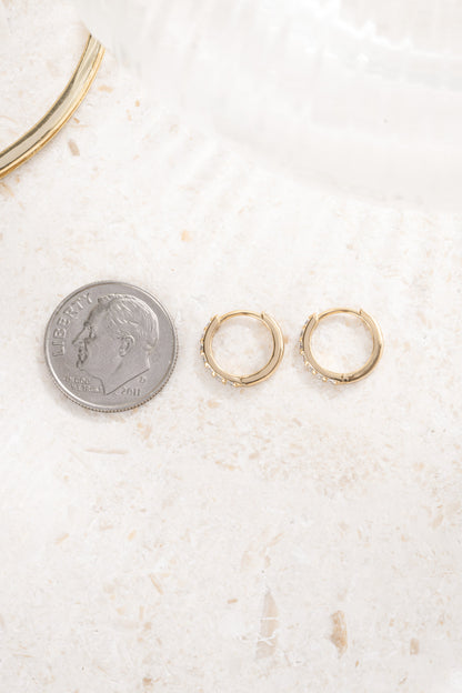 8mm Diamond Huggies (Multiple Sizes Available)