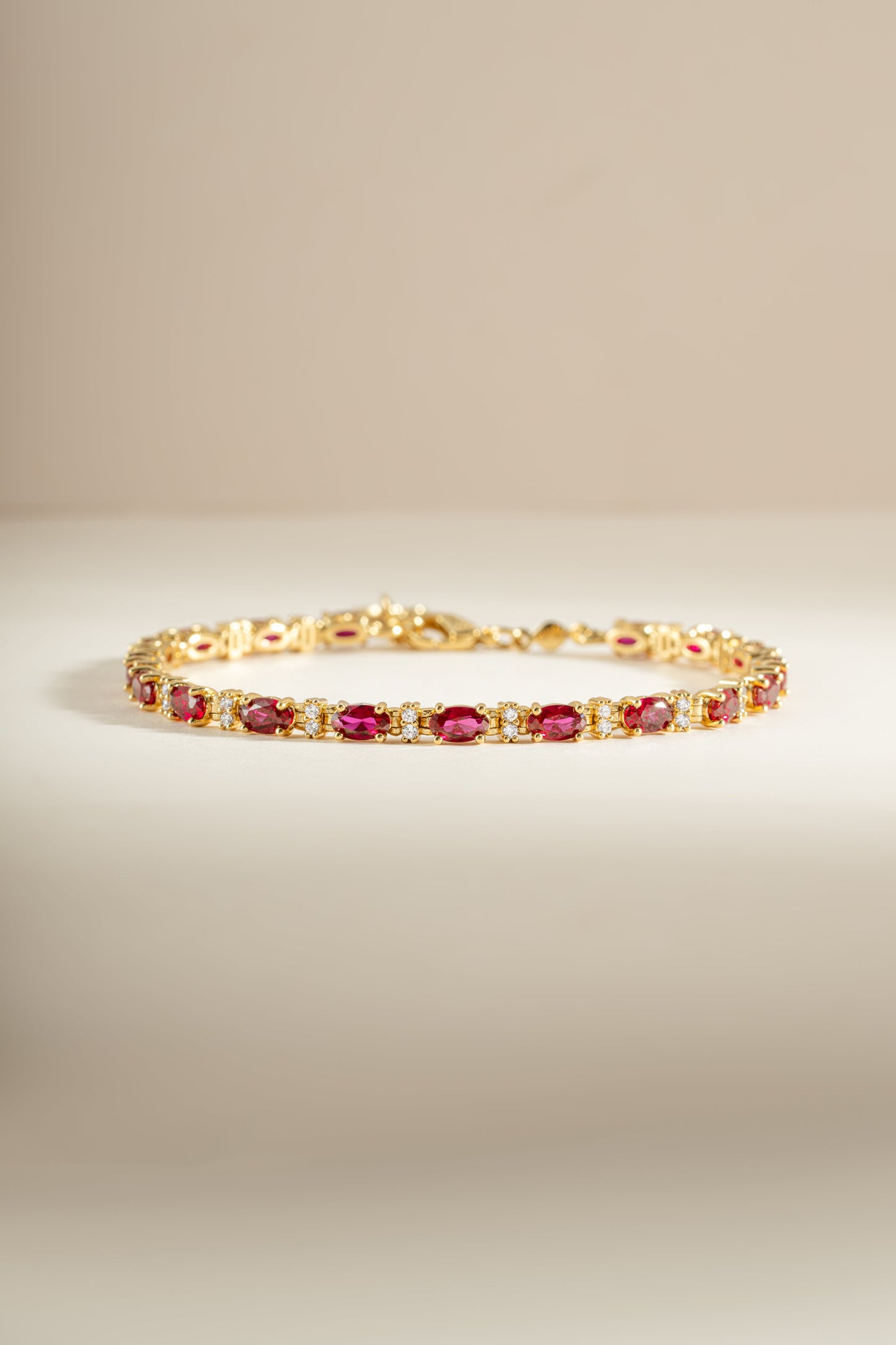 Ruby Tennis Bracelet