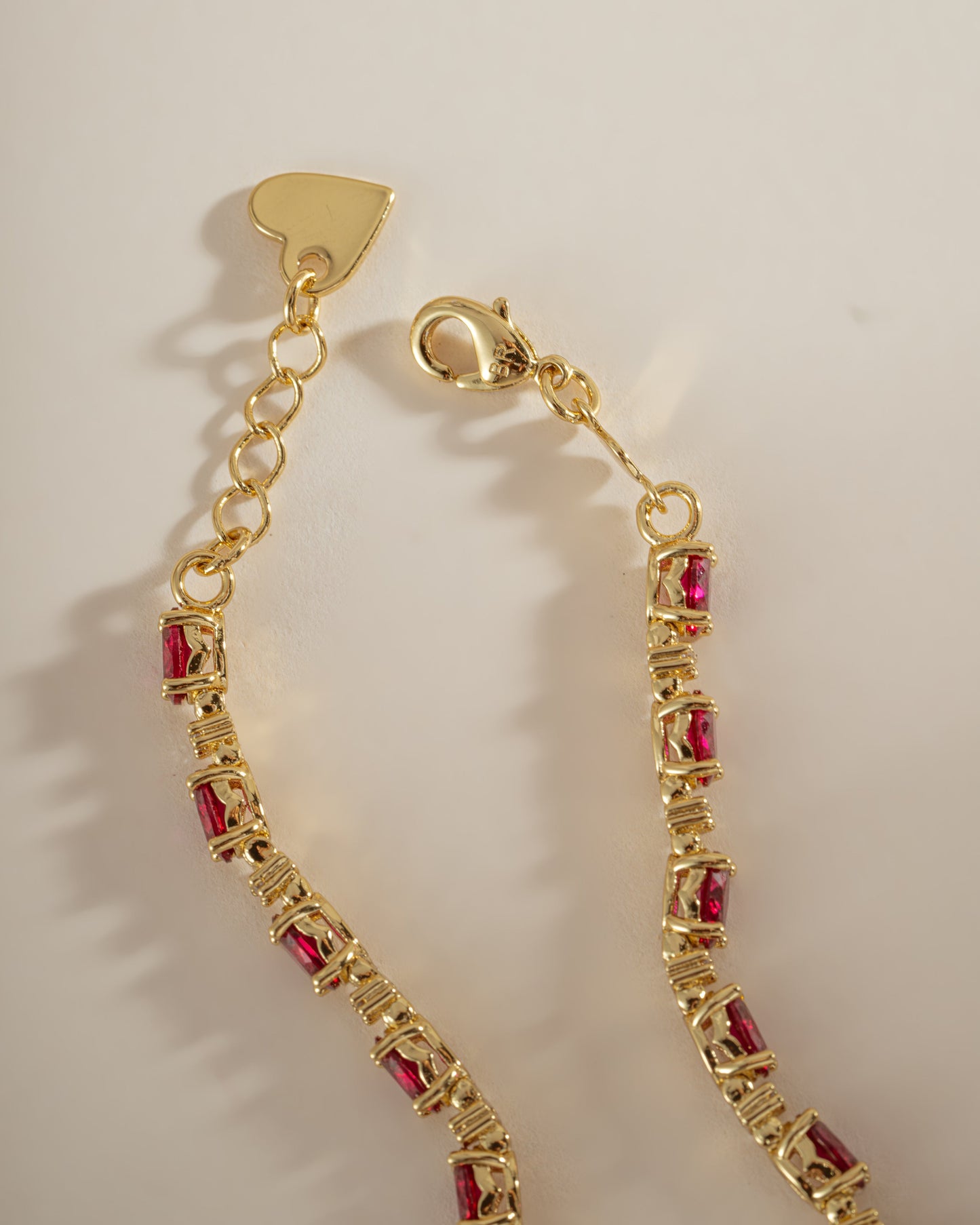 Ruby Tennis Bracelet