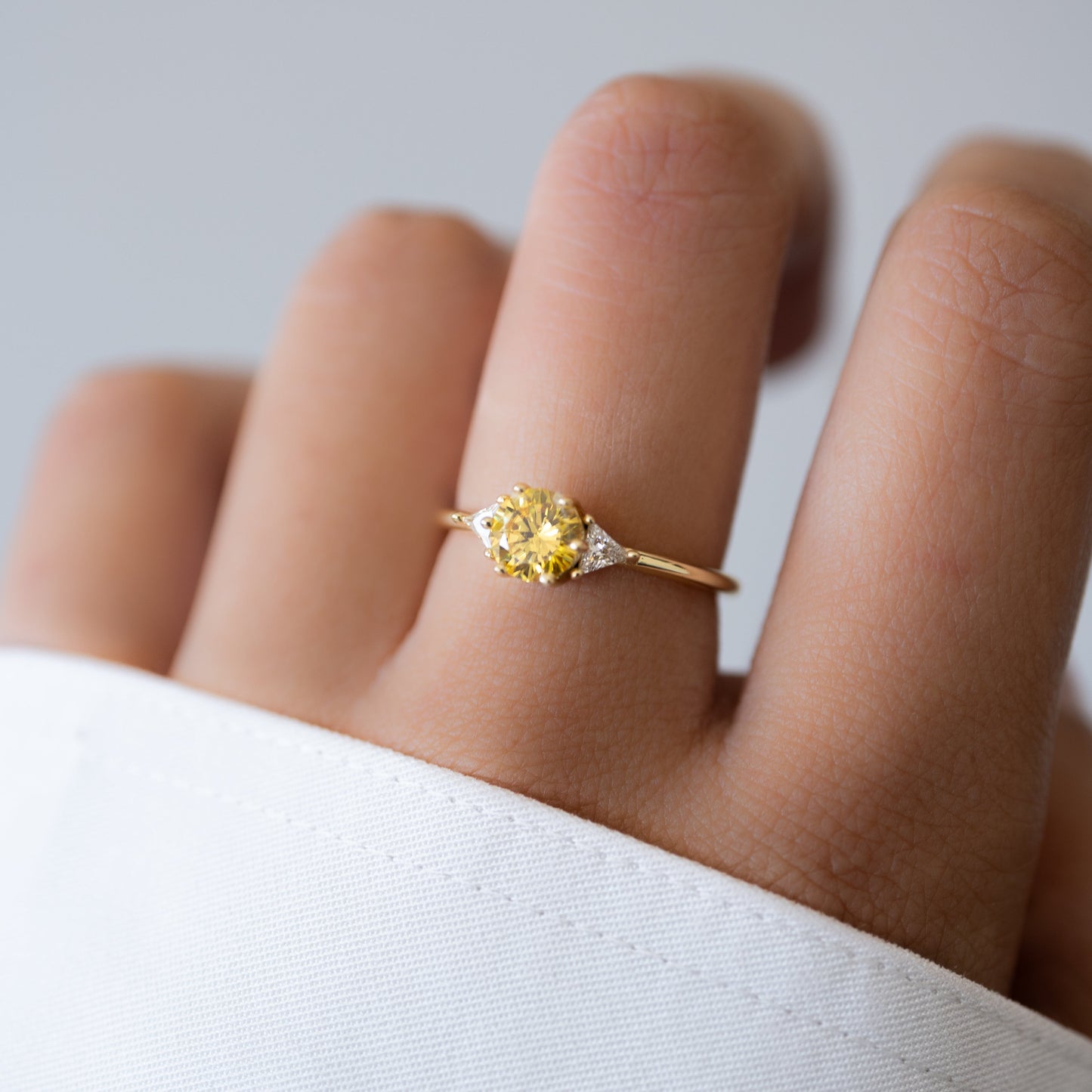 Canary Yellow Ring