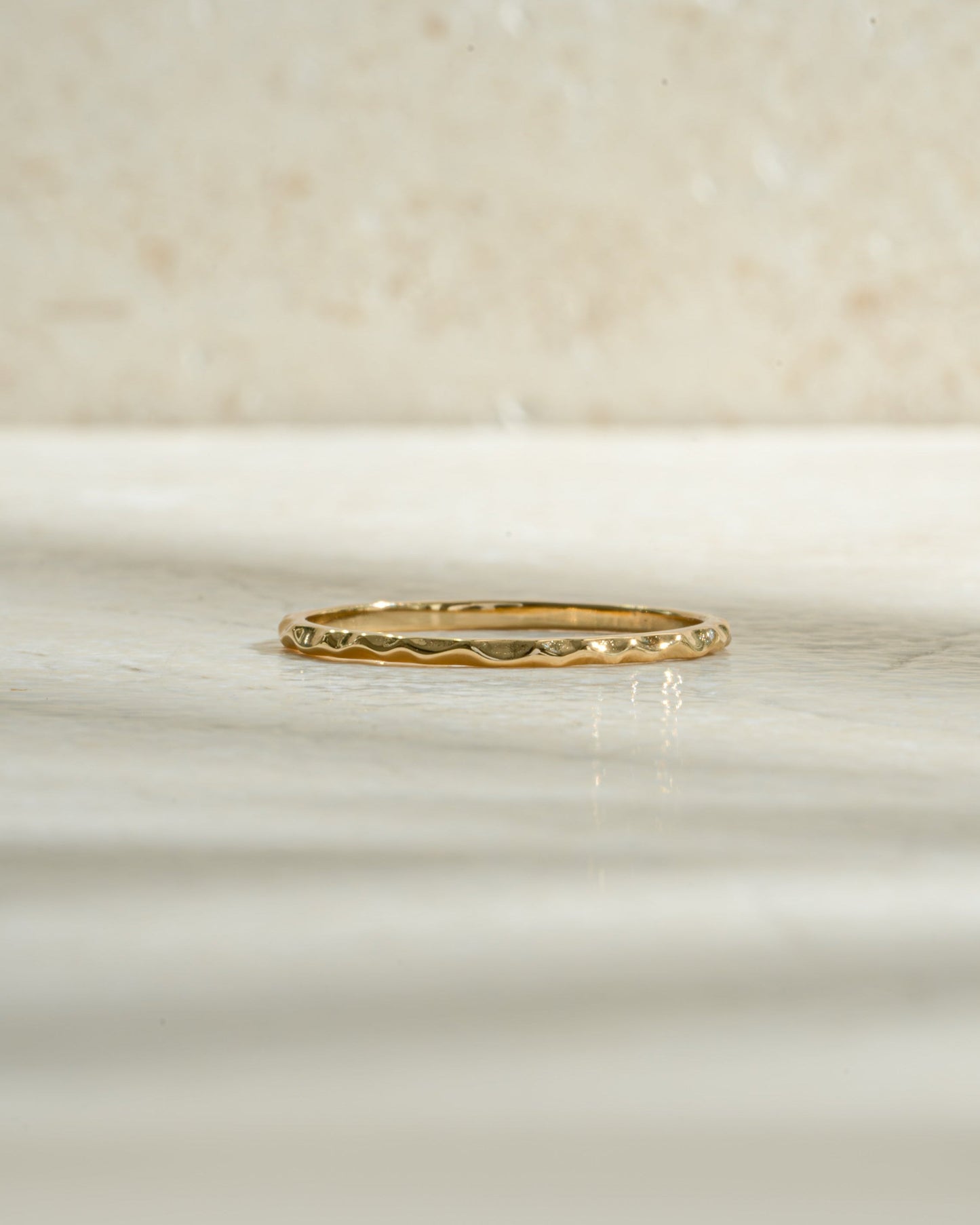 Hammered Stacking Ring