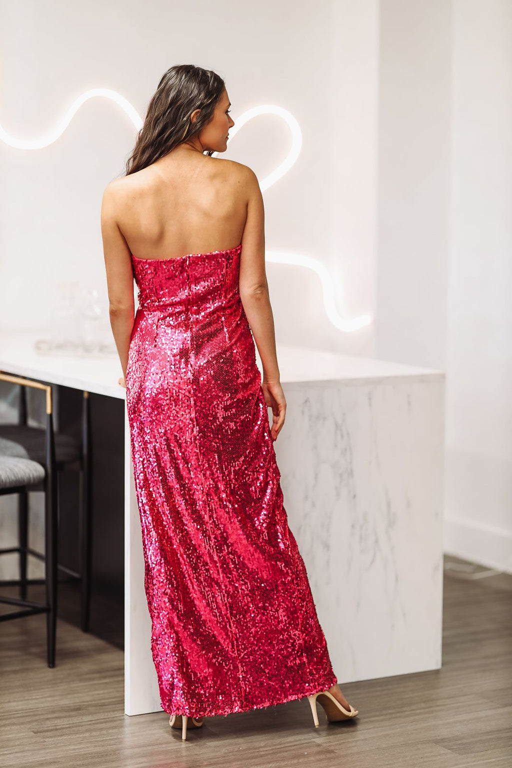 Amuse Me Maxi Dress- Pink