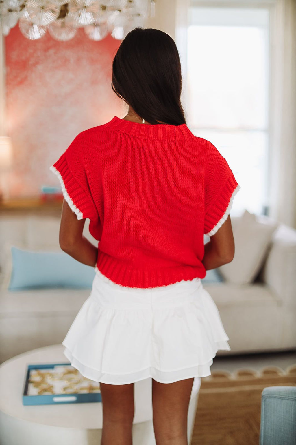 Love the Game Mini Skirt - White