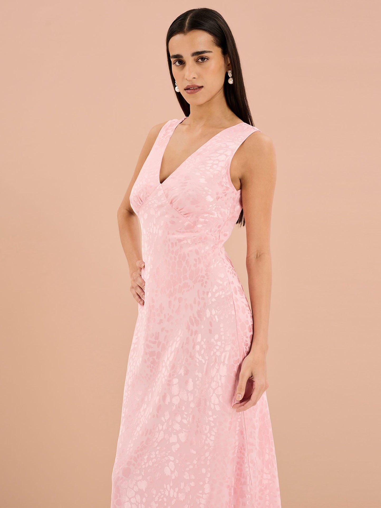 Iris Maxi Dress in Pink